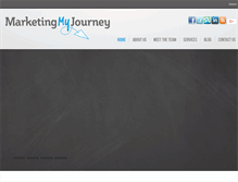 Tablet Screenshot of marketingmyjourney.com